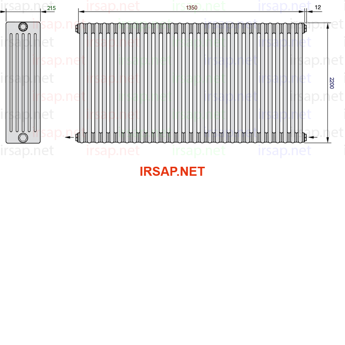 Радиатор IRSAP Tesi 62200/30 T08 CL 01